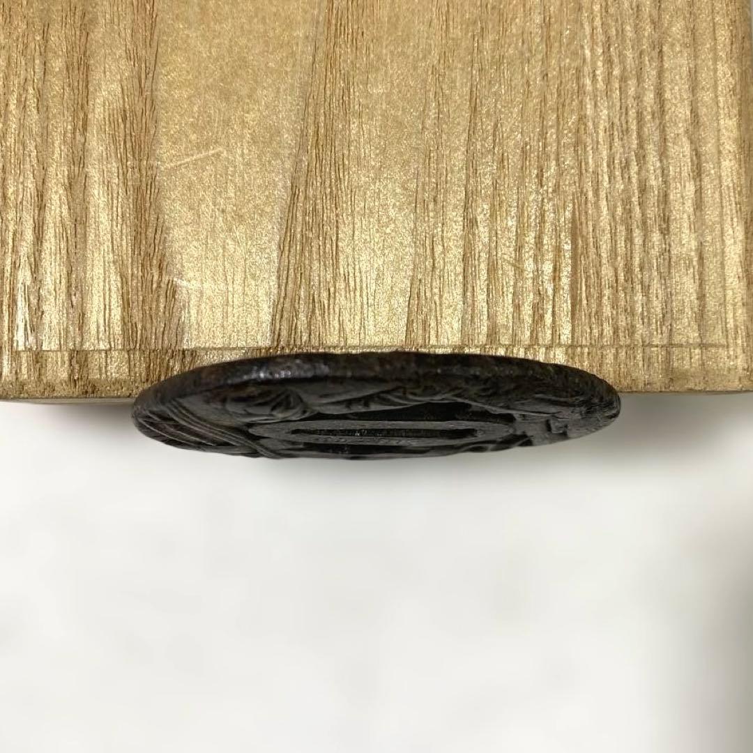 B-78 鍔　在銘　武具　刀装具　日本　骨董品　時代物　美術品　工芸品