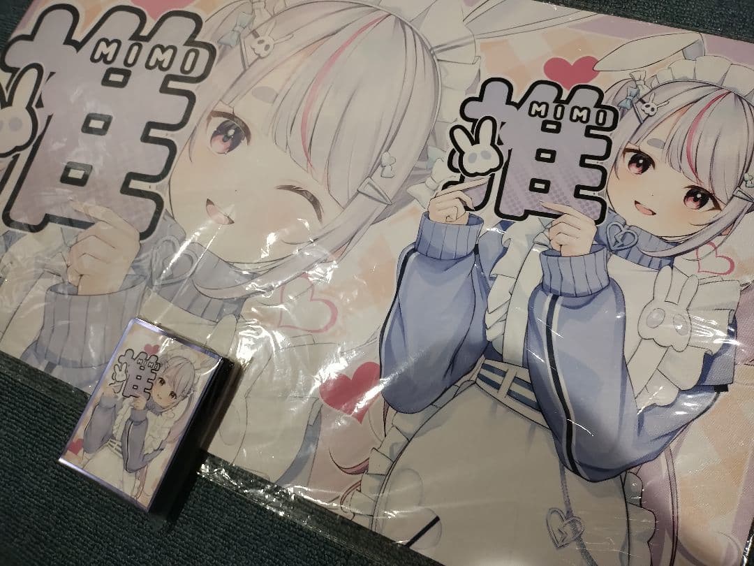 ぶいすぽ 兎咲ミミ みみたや 推し スリーブ プレマ プレイマット 白詰草