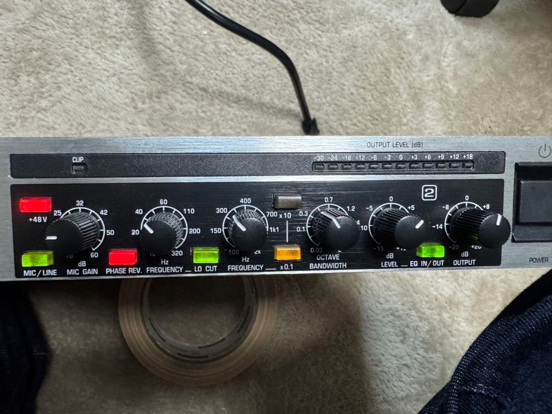 配信機器・PA機器・レコーディング機器 BEHRINGER ULTRAGAIN PRO MIC2200