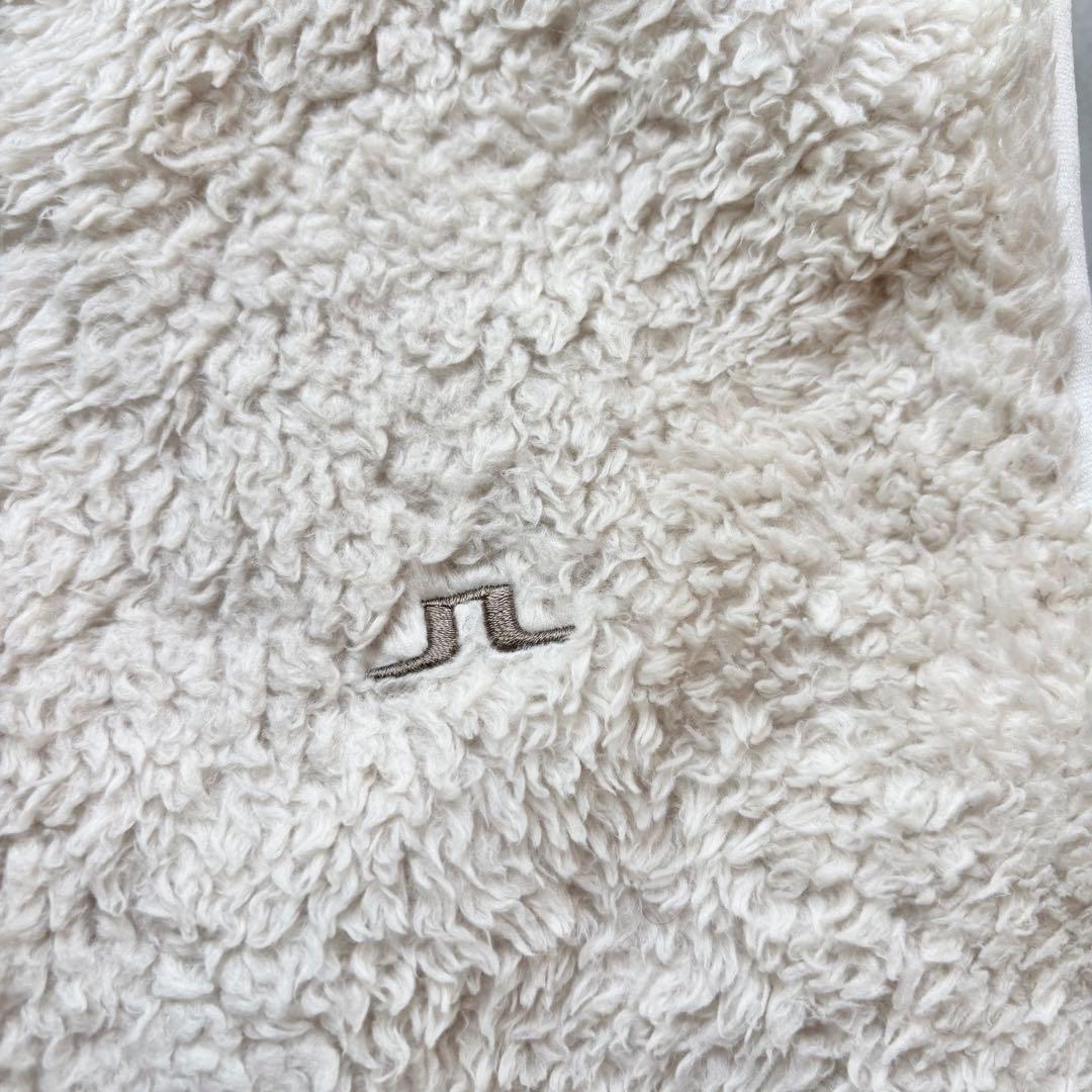 J.LINDEBERG リバーシブル 中綿ボアベスト ダブルジップ 2way S