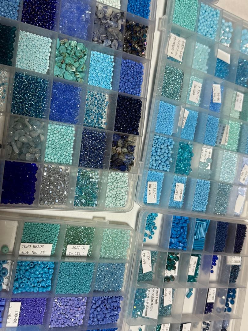 仕切りケース 112点 ビーズケース SIKIRI 30 収納ケース ビーズ収納