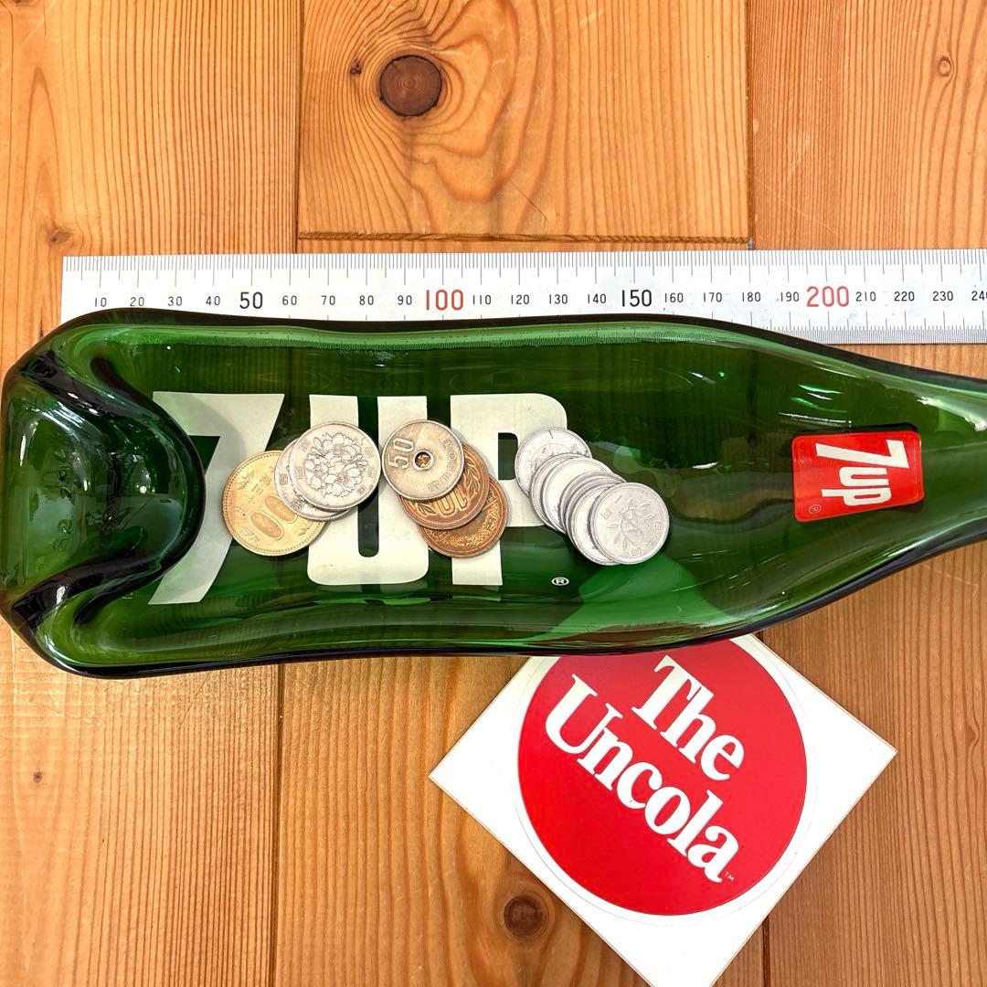 1969年　セブンアップ　ボトル　灰皿　トレー　ステッカー　セット