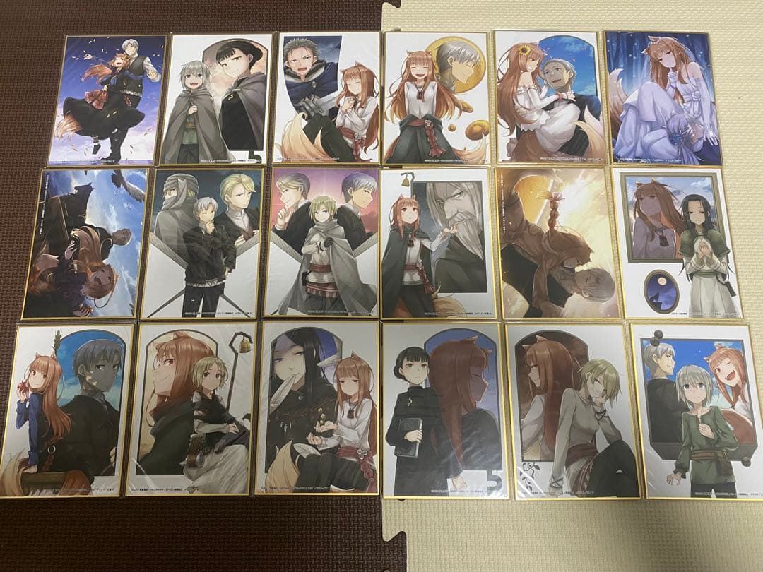 狼と香辛料 くじ引き堂 オンラインくじ Vol.2 ミニ色紙 全18種