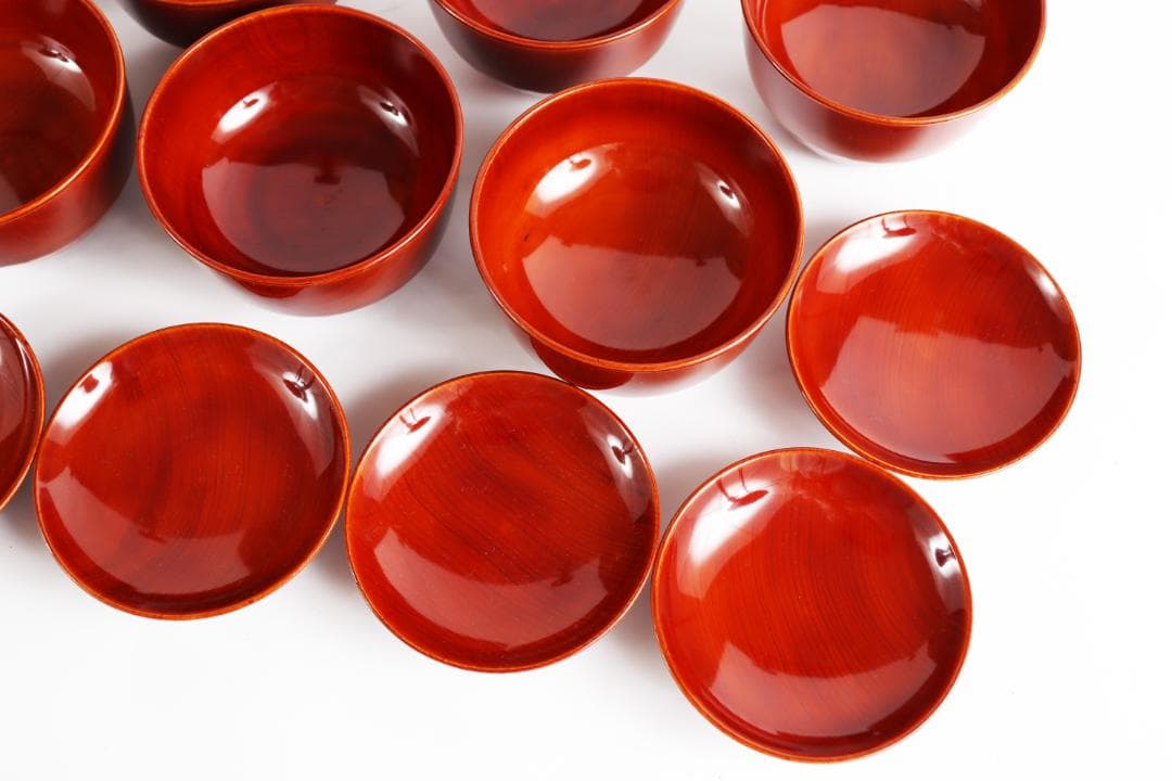 春慶塗 吸物椀 七客 木製漆器 懐石料亭