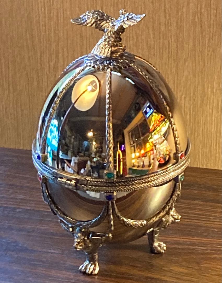 ラドガ インペリアルコレクション シルバー 空瓶 置物 アンティーク オブジェ