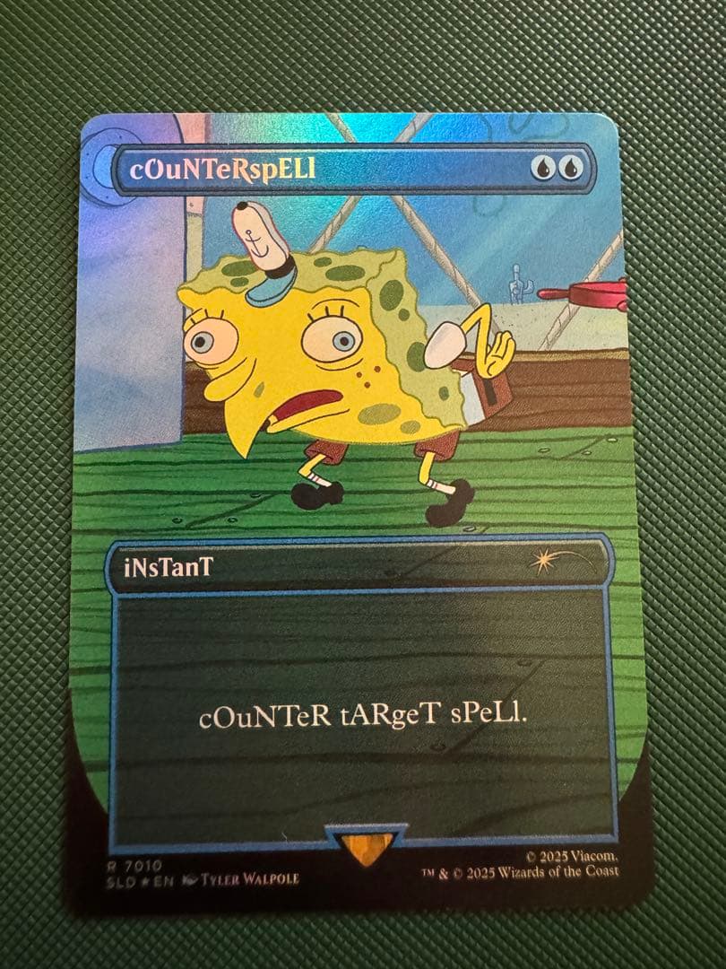 MTG 対抗呪文/Counterspell　スポンジボブ レアボーナスカード