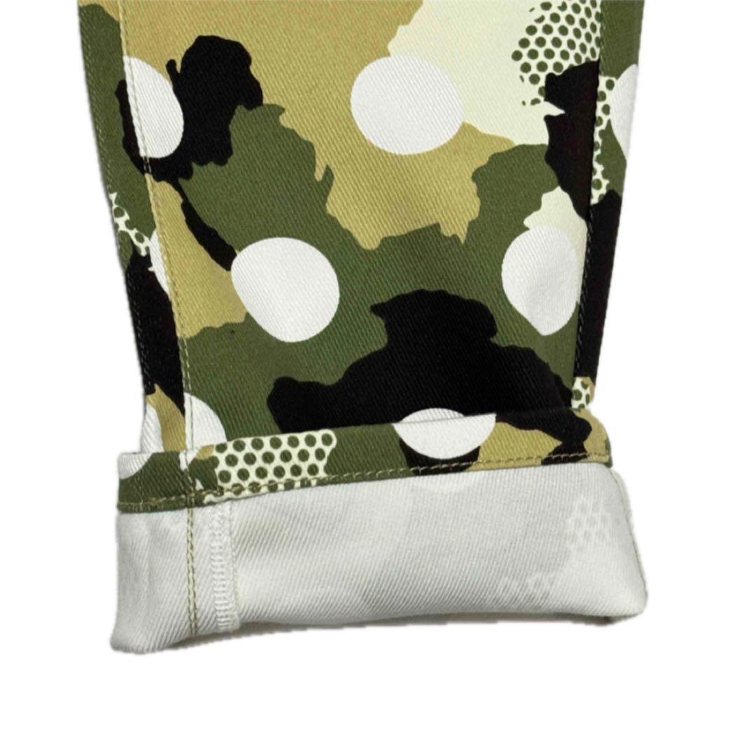 新品タグ付 パーリーゲイツ 22年 ドット迷彩柄 ゴルフパンツ 0サイズ