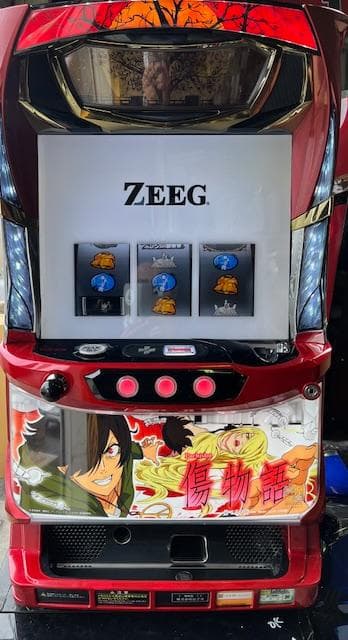 パチスロ実機　S傷物語FS　不要機ボリューム調整付