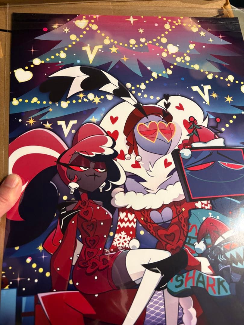 ハズビンホテル　公式クリスマス限定ポスター　VEES