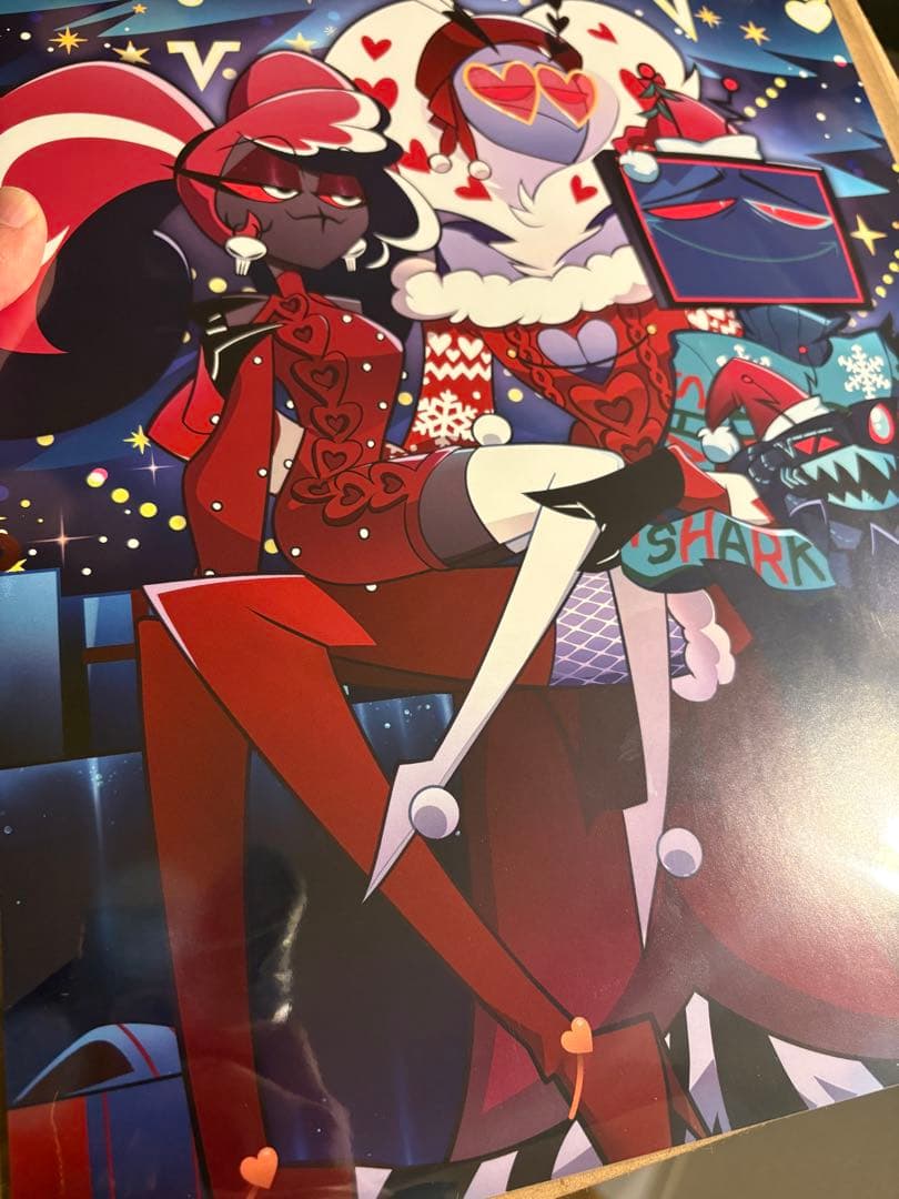 ハズビンホテル　公式クリスマス限定ポスター　VEES