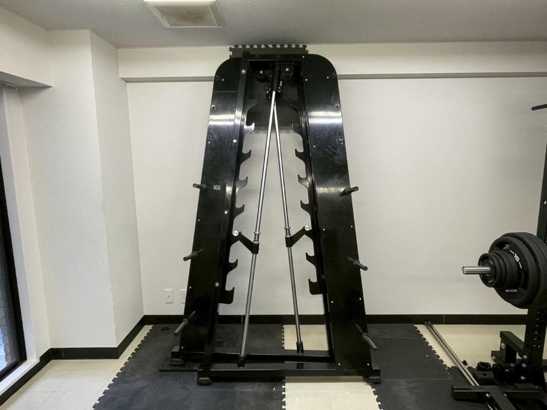 H8021☆美品☆R Inc.☆アールインク☆本格☆スミスマシン☆ベンチ付☆