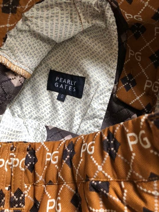 パーリーゲイツ ジョガー風パンツ アーガイル柄