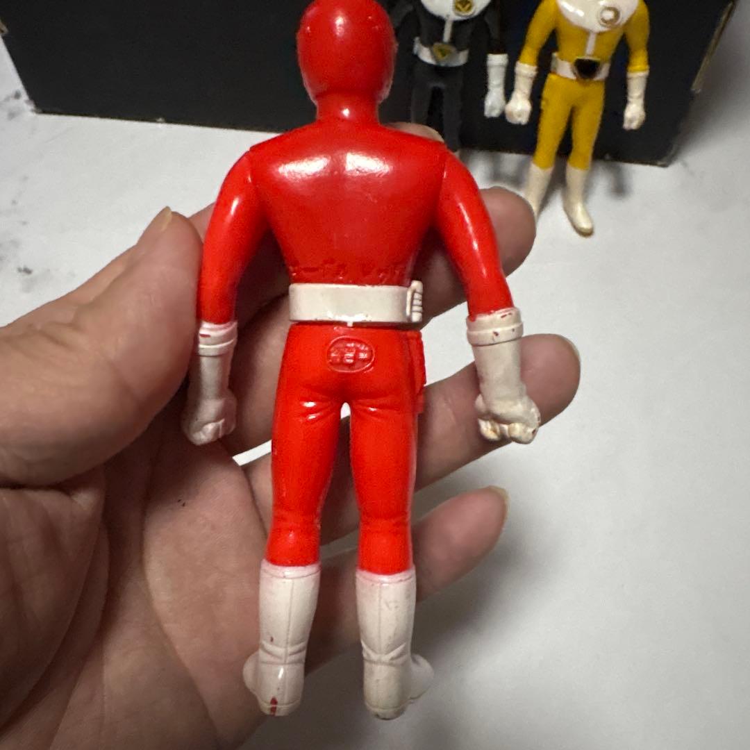 当時物ゴーグルファイブソフビ4体セット ポピー