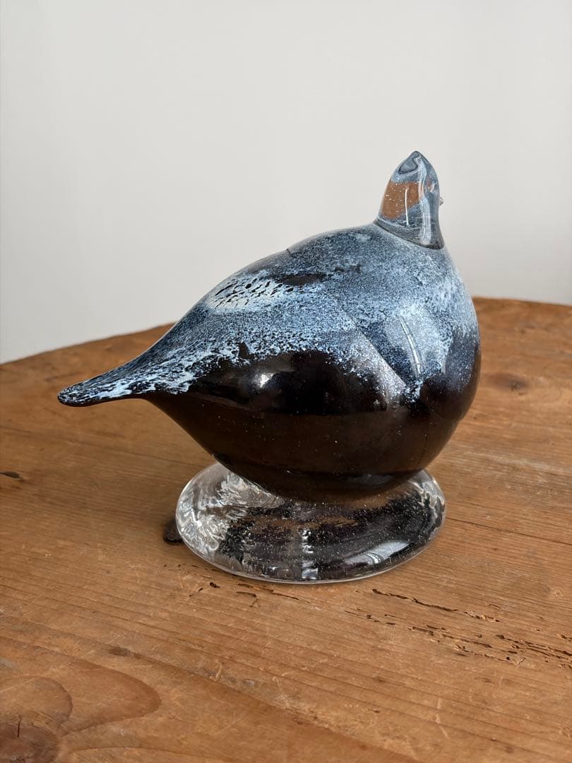 スウェーデン製 Haparanda Glasbruk ガラスの鳥 オイバトイッカ