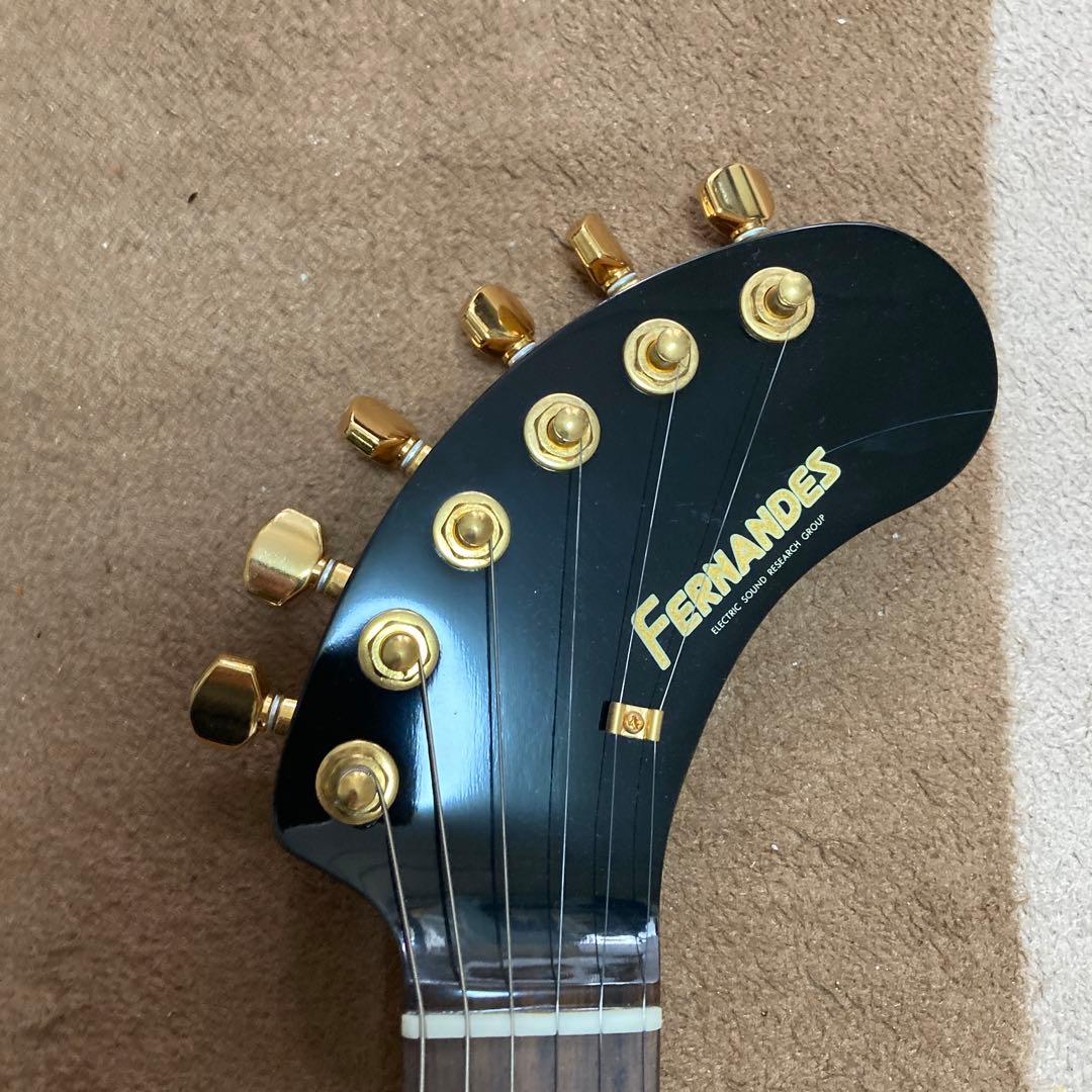 FERNANDES ZO-3C ギター ブラック ゴールドパーツ　1992年