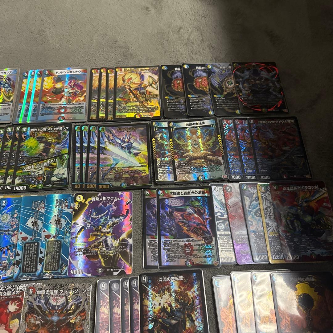 デュエマ　引退品まとめ売り＋バロムデッキ　デッキケース2つ