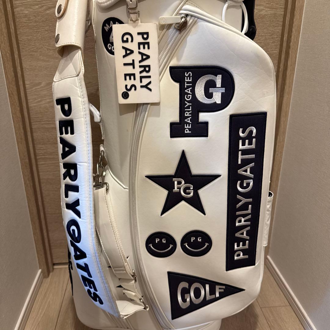 PEARLY GATESパーリーゲイツ 合皮スタンドキャディバッグ 6分割