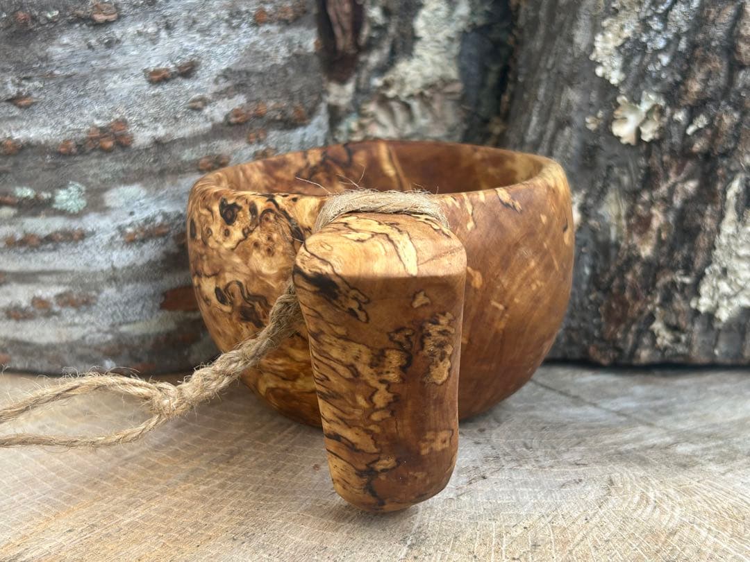 sunswood サンズウッド　白樺瘤　kuksa ククサ1点もの 手彫り