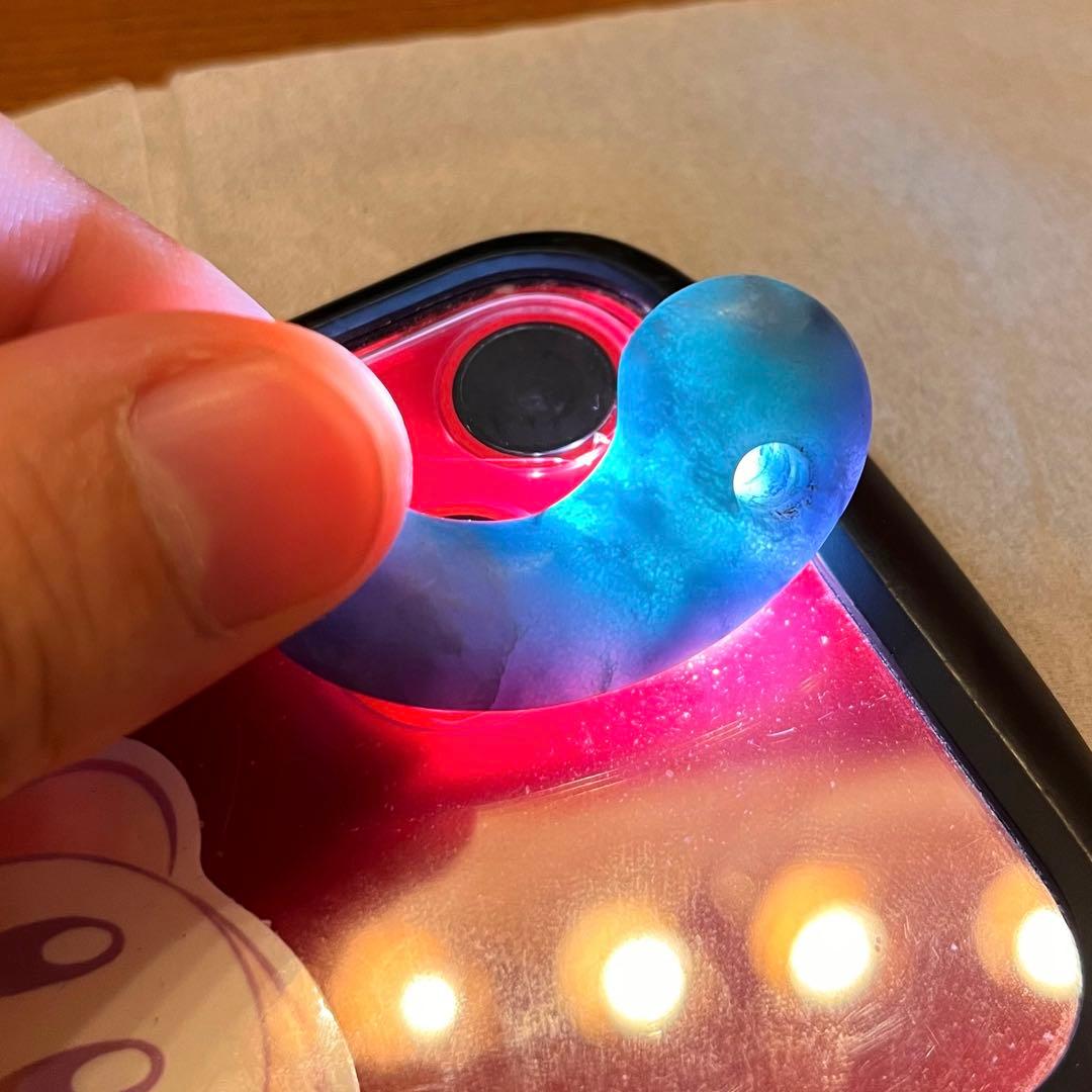 希少　古墳期　勾玉　複色翡翠