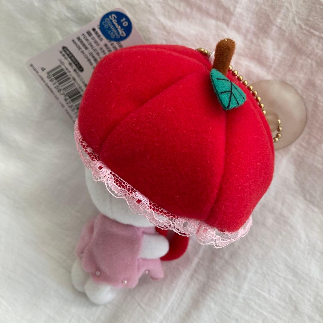 サンリオ　ハローキティ　信州限定　マスコット　2004年　赤りんごパラソル　レア