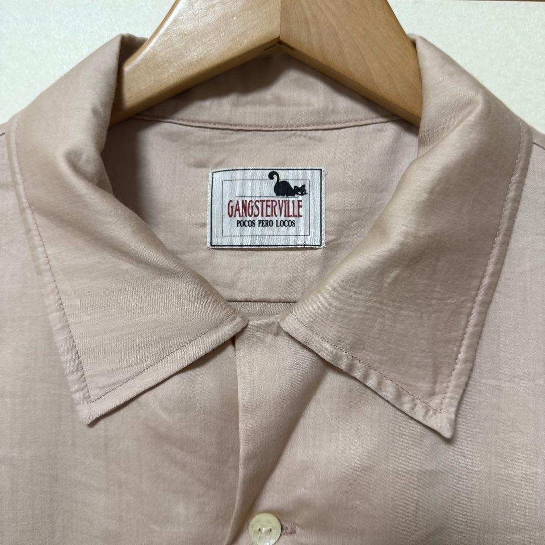 ギャングスタービル ボーリングシャツ　トランプ柄 JACKPOT