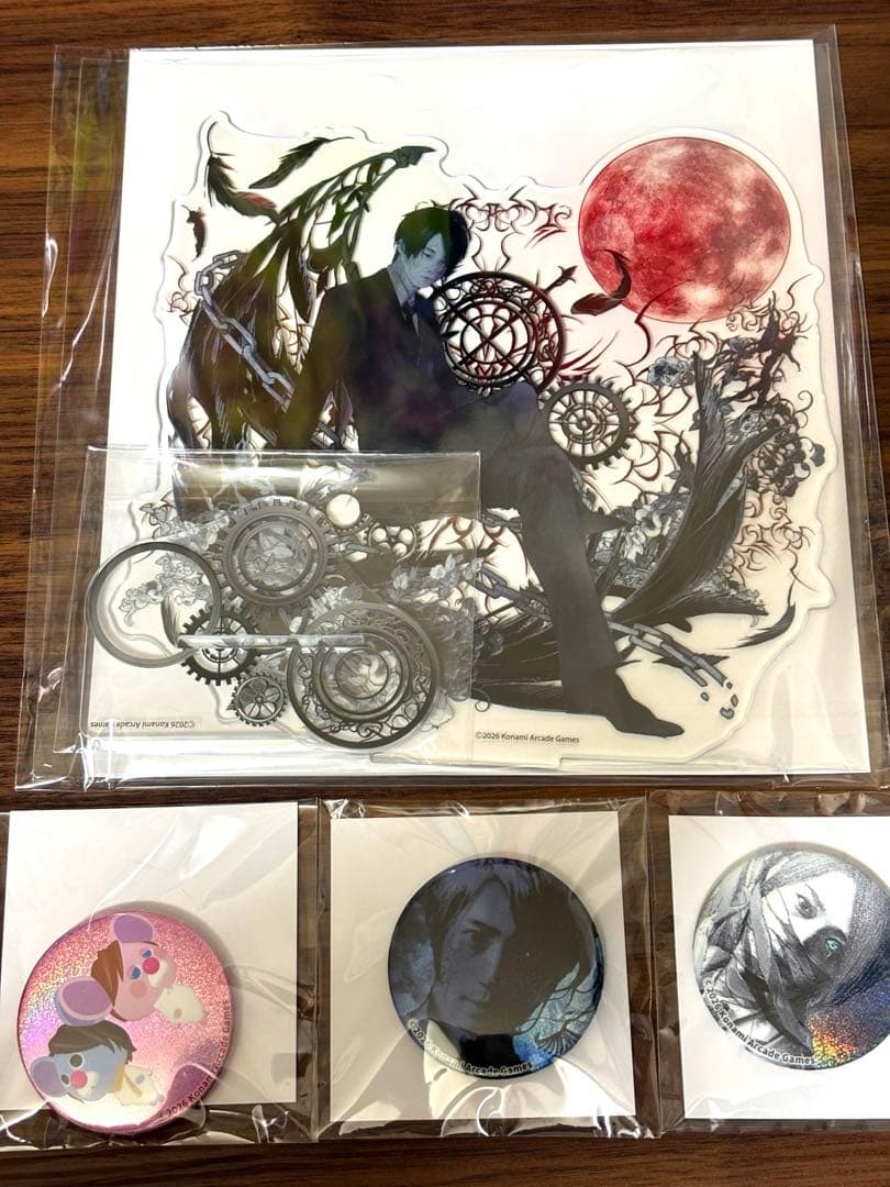 JOMANDA アクリルスタンド キラキラ缶バッジ セット