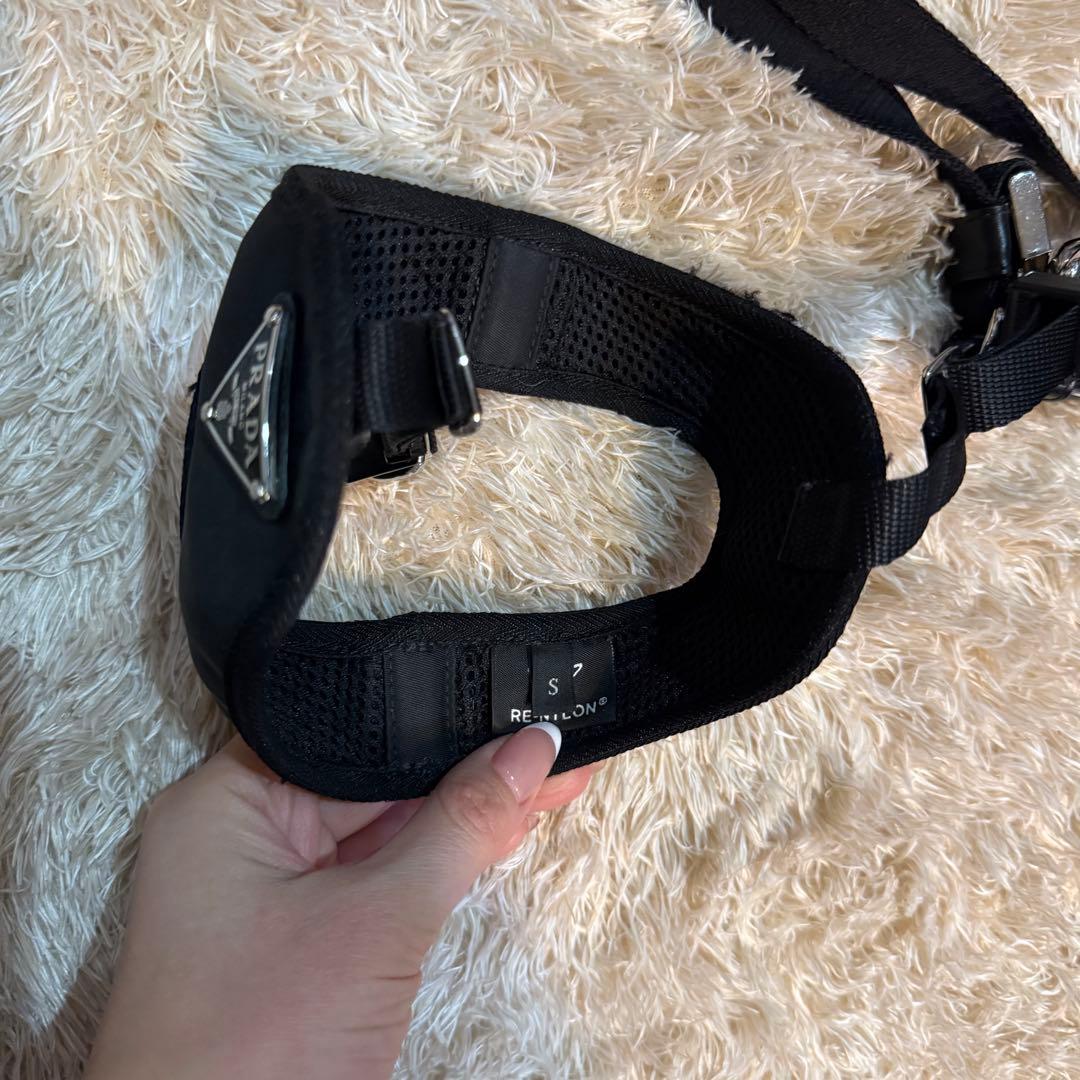 prada Sサイズ ブラック ナイロンハーネス
