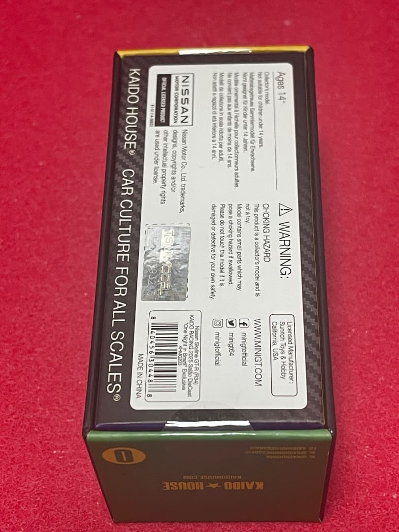 ミニカー One Night in Brazil Kaido House GTR 34