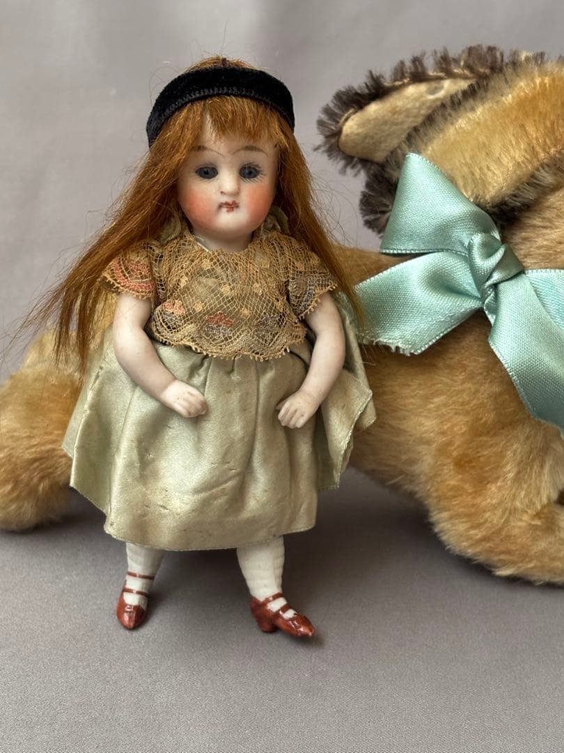 アンティーク オールビスクドール ミニョネット ドールハウスドール ビスクドール