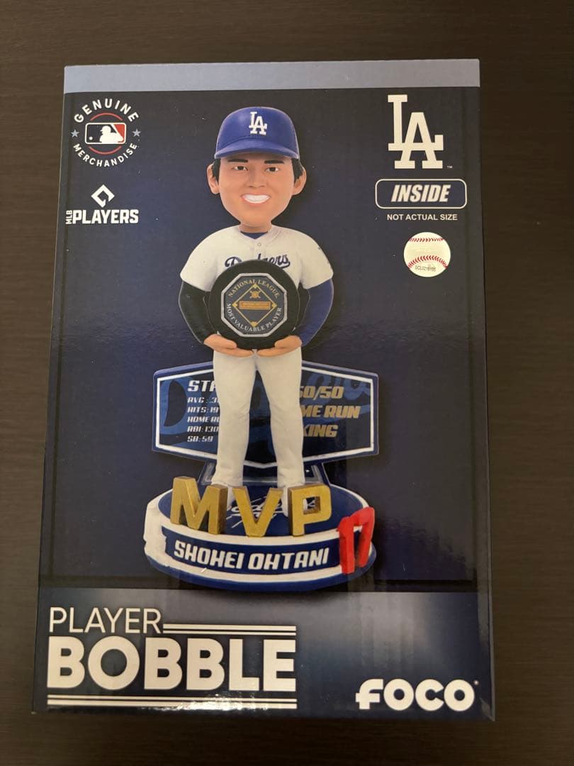 ドジャース大谷翔平　2024 NL MVP 受賞記念ボブルヘッド世界490個限定
