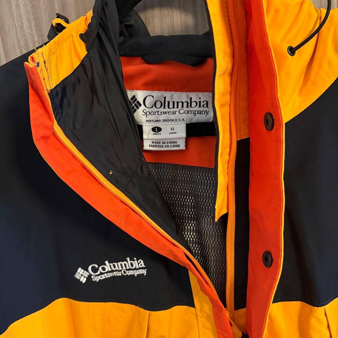 Columbia ビンテージ Titanium マウンテンパーカー イエロー