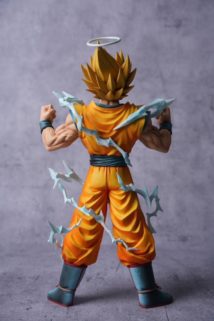 ドラゴンボール 初の超サイヤ人孫悟空 超サイヤ人2の形態運命の対決フルリペイント