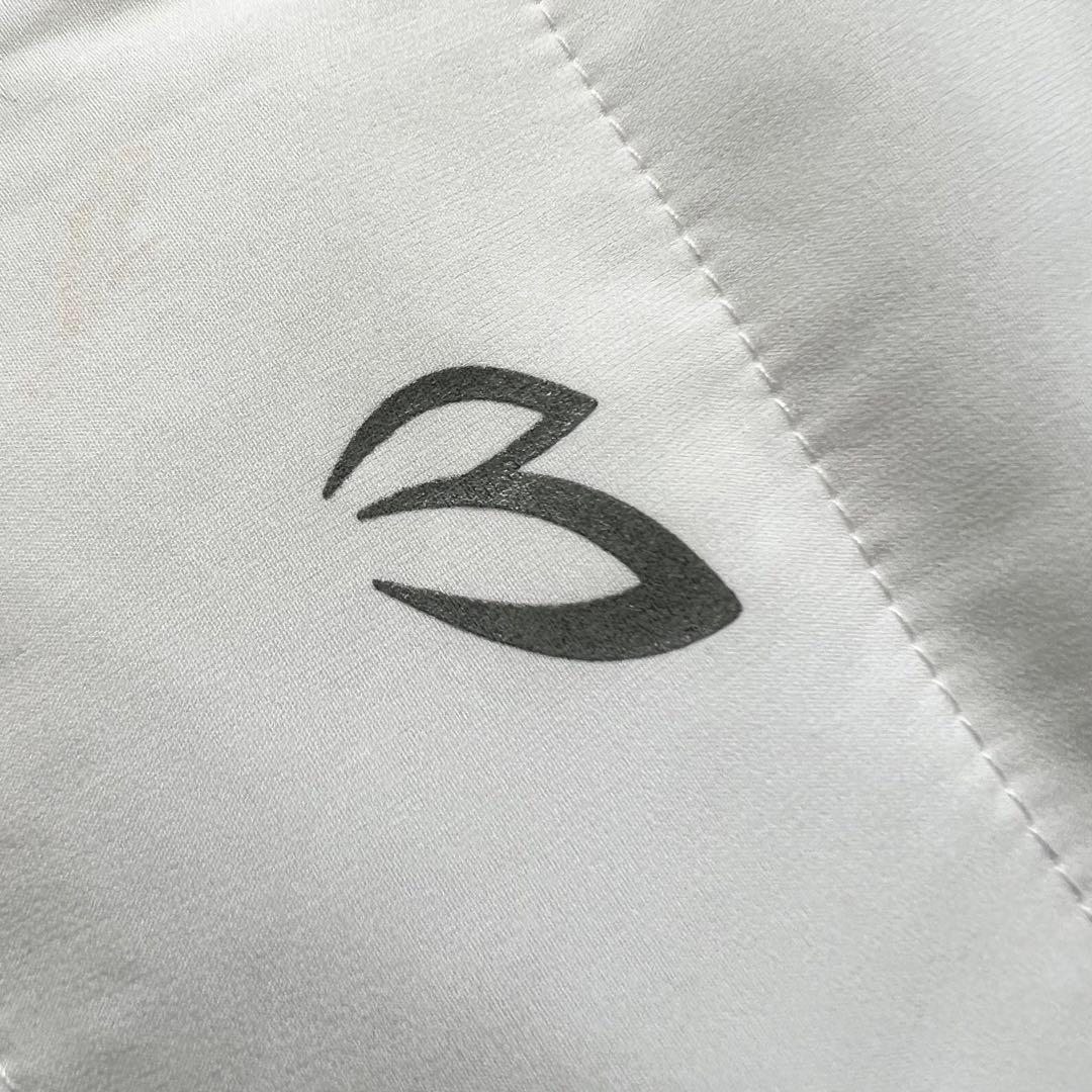 パーリーゲイツ　マスターバニー　異素材　切り替え　ニット×ダウン　パーカー　ロゴ