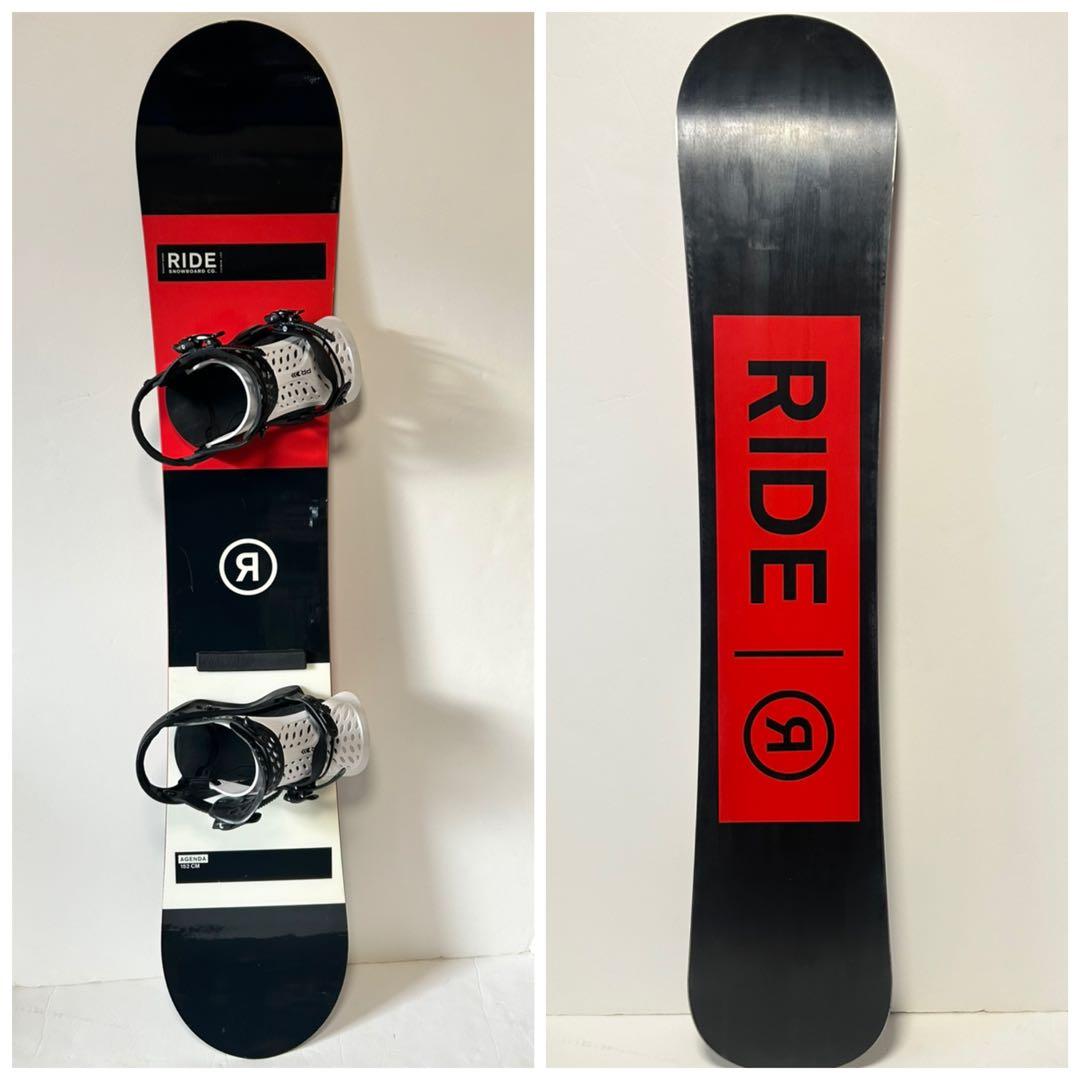 【中古セット】17-18 RIDE AGENDA 152＋FLUX PR M