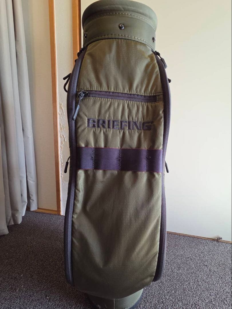 BRIEFING キャディバッグ オリーブグリーン