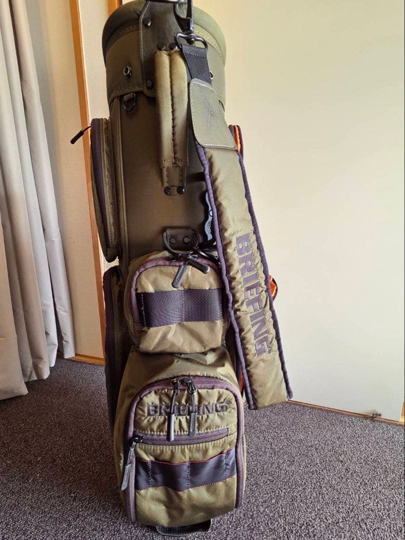 BRIEFING キャディバッグ オリーブグリーン