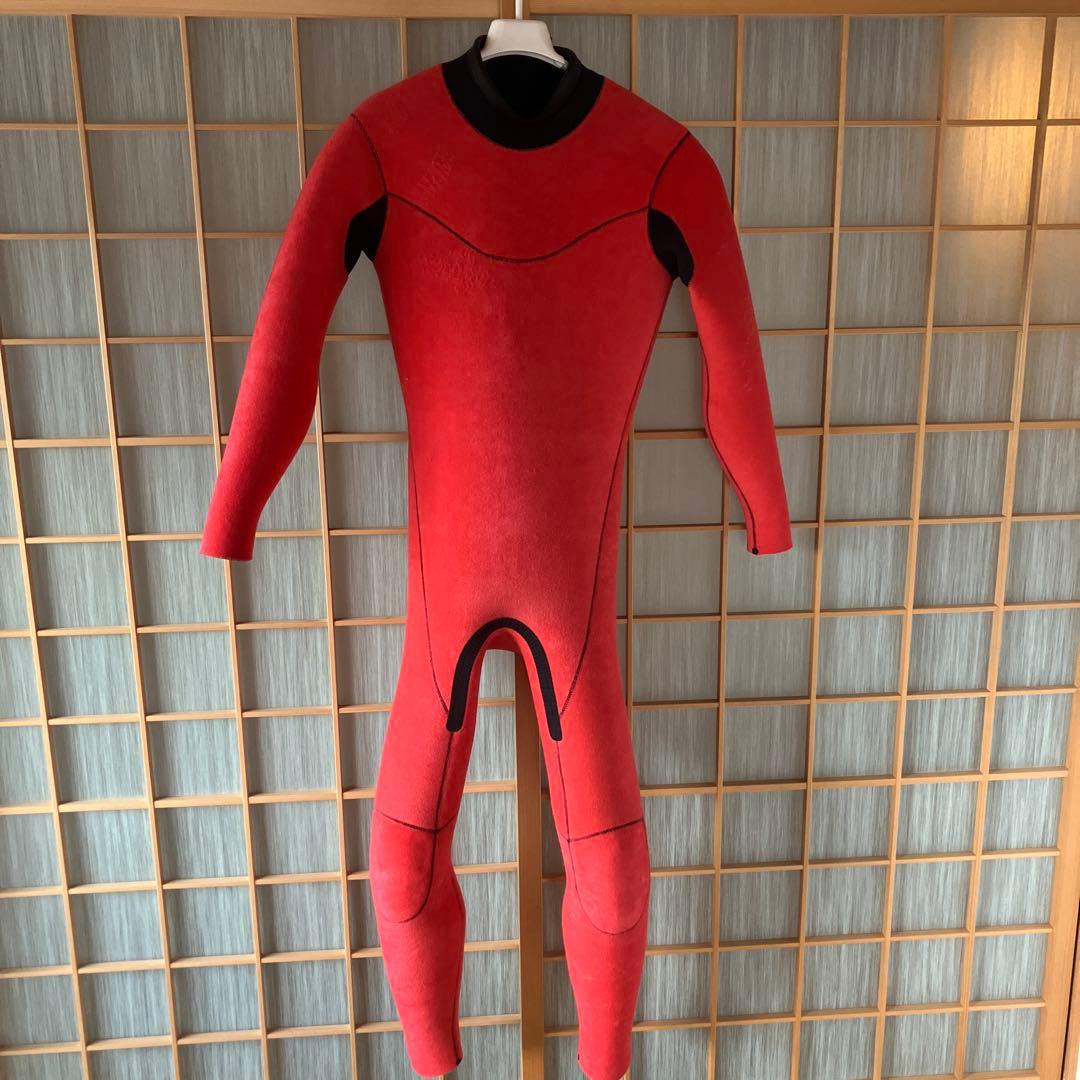 セミドライ　全然裏起毛　フルスーツ バックジップ