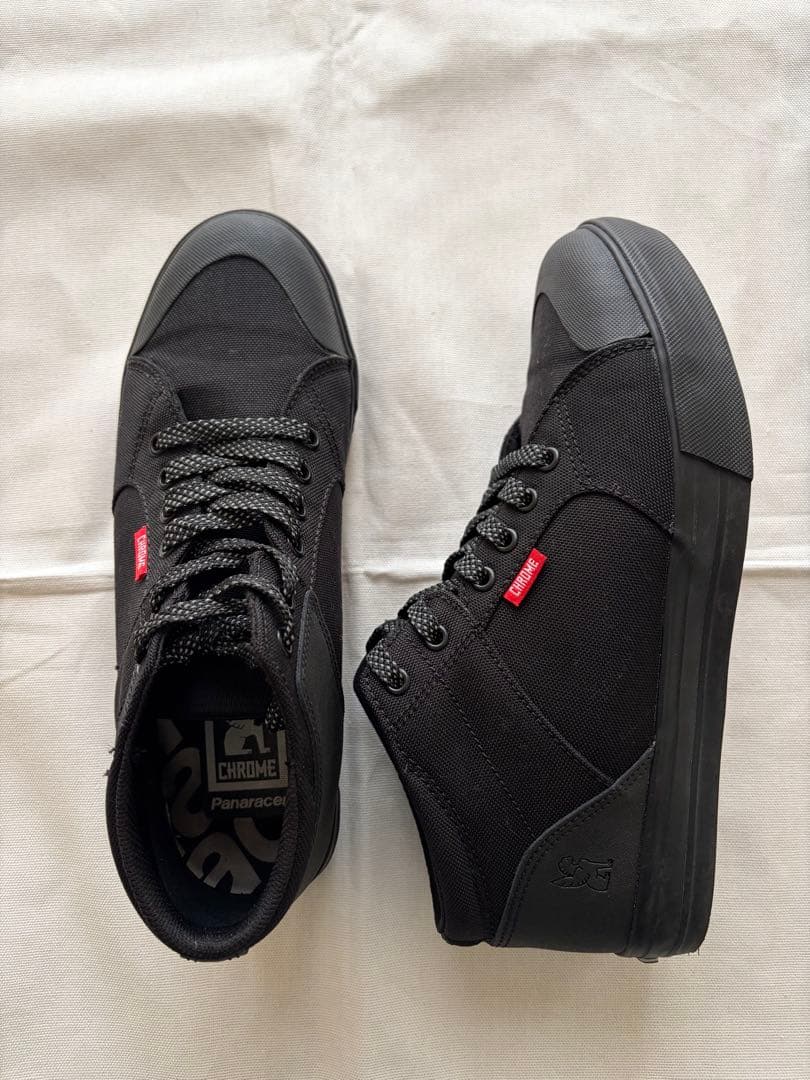 CHROME ブラック ハイカットシューズ