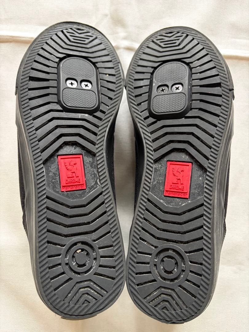 CHROME ブラック ハイカットシューズ