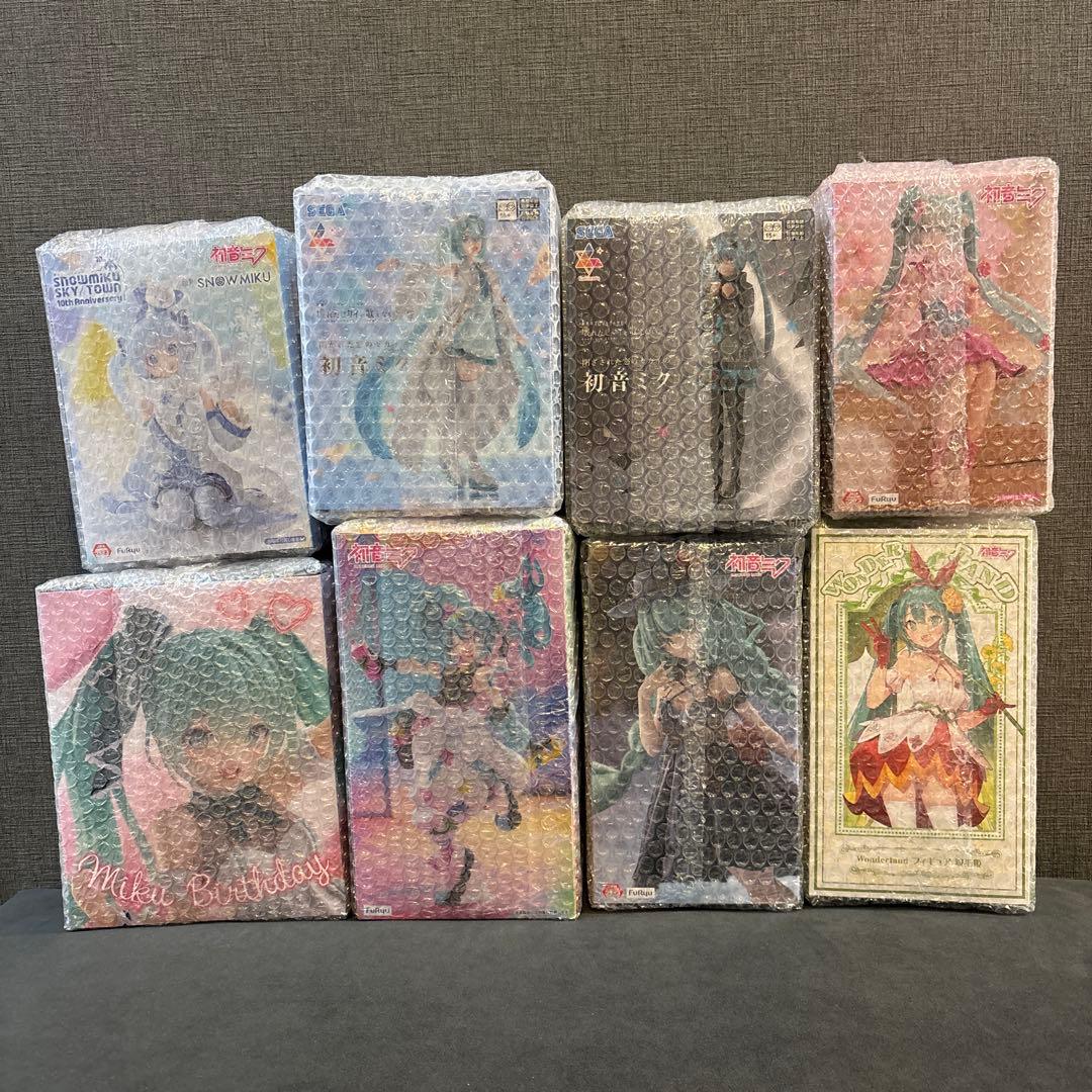 【新品・未開封】 初音ミク 人気プライズ 8点セット