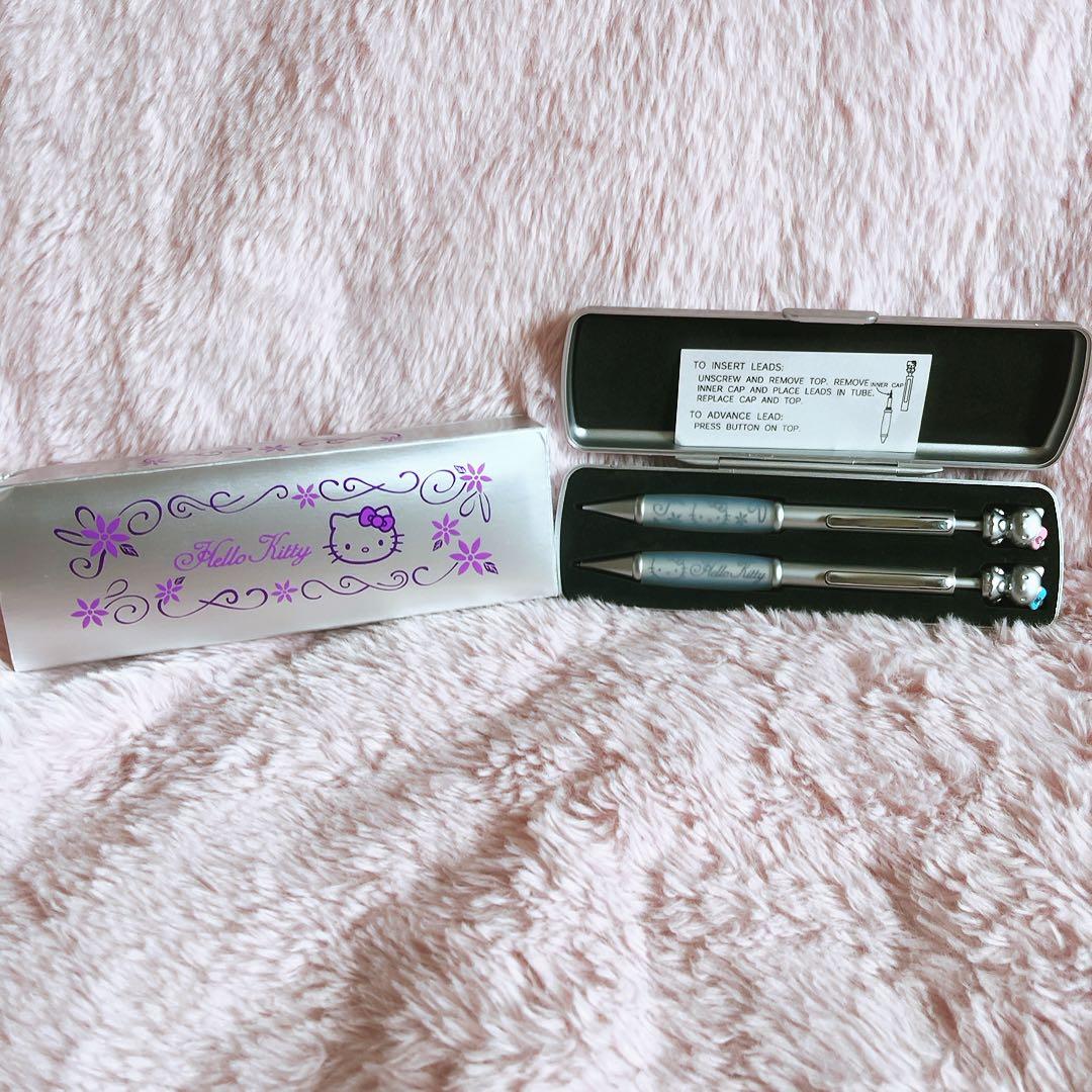希少レア　ハローキティ　ケース付き　ペンセット　USA 2003 平成レトロ