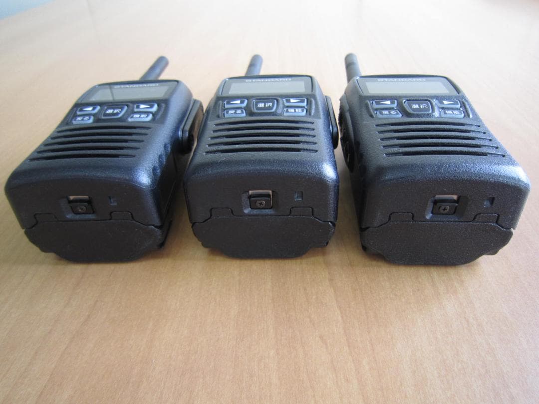 スタンダード VXD20トランシーバー 3台セット♥外観・付属等ほぼ新品同様♥