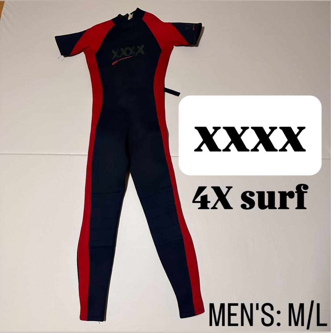 ＊美品＊【XXXX 4X】5mm シーガル ウエットスーツ メンズ M〜L