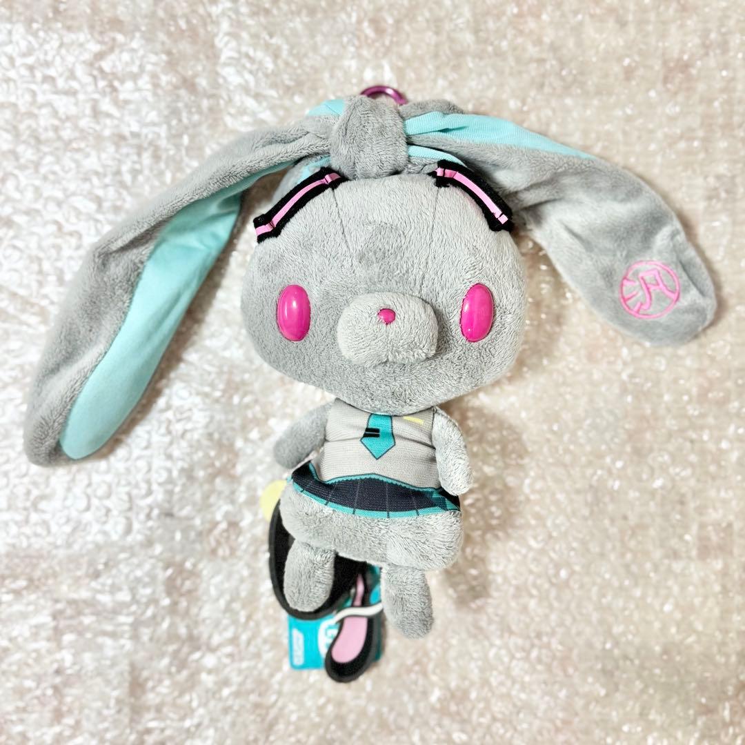 チャックスGP 初音ミク型 汎用うさぎ 着衣パスケース CGP-411