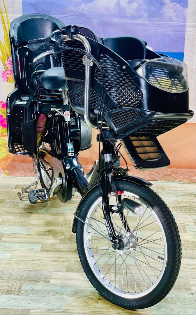 限定価格！パナソニックギュット⭐️13AH！子供乗せ電動アシスト自転車Y2852