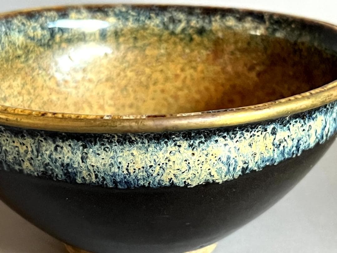 茶碗■古い天目茶碗 お茶道具 古美術 時代物 骨董品■