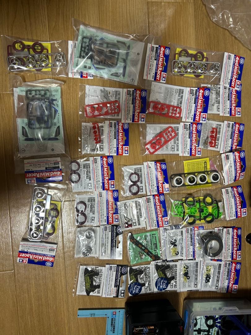 ミニ四駆引退セット　MSフレキ車体や限定パーツ人気治具等多数