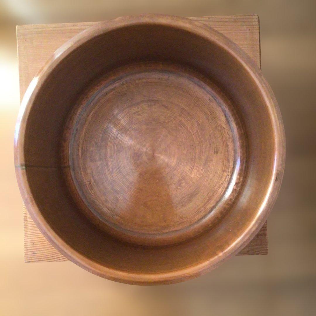 アンティーク　輪島塗り　火鉢　大型　五徳と火箸　木箱付き