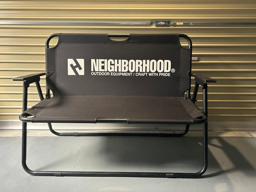NEIGHBORHOOD アウトドアベンチ ブラック
