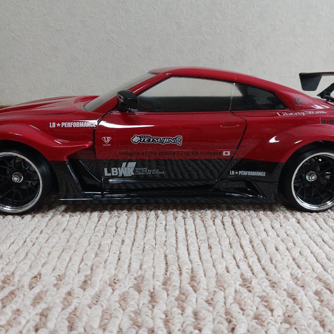 タミヤ TT02 シャーシ、GT-R R35 リバティウォークボディ